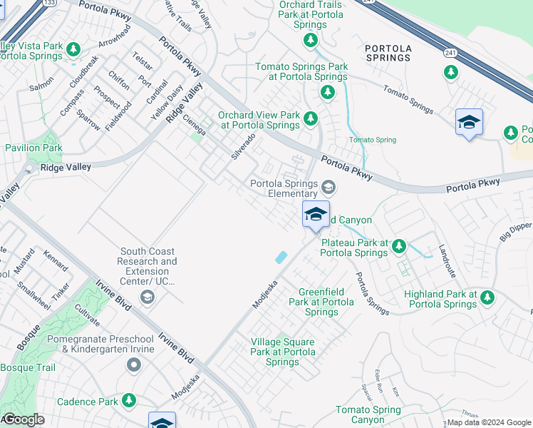 map of restaurants, bars, coffee shops, grocery stores, and more near 33 Latitude in Irvine