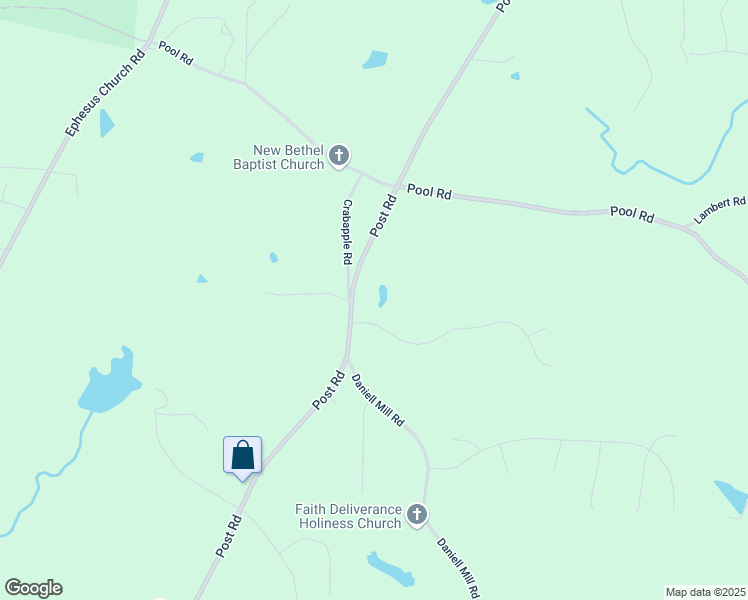 map of restaurants, bars, coffee shops, grocery stores, and more near 4064 Post Road in Winston