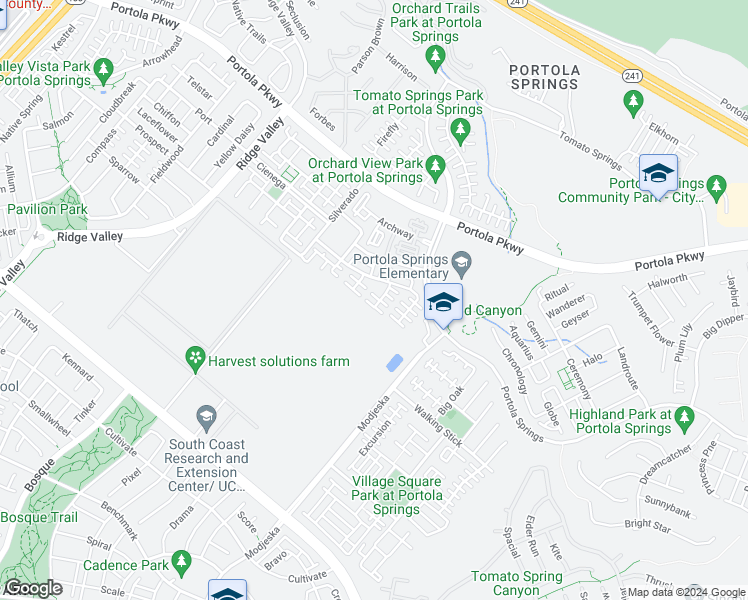 map of restaurants, bars, coffee shops, grocery stores, and more near 33 Latitude in Irvine