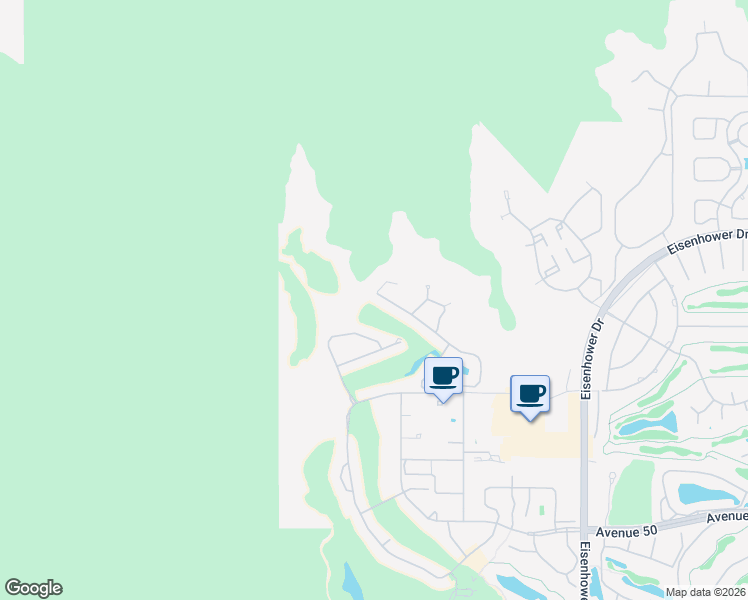 map of restaurants, bars, coffee shops, grocery stores, and more near 77205 Loma Vista in La Quinta