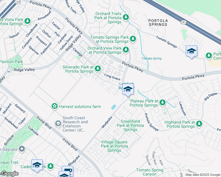 map of restaurants, bars, coffee shops, grocery stores, and more near 435 Latitude in Irvine