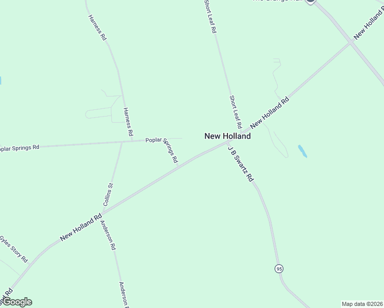 map of restaurants, bars, coffee shops, grocery stores, and more near 2159 New Holland Road in Wagener