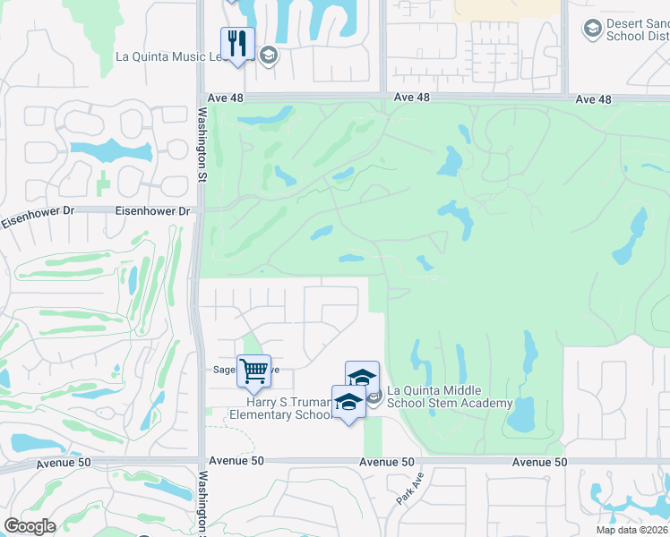 map of restaurants, bars, coffee shops, grocery stores, and more near 78870 Cabrillo Way in La Quinta