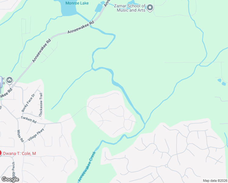 map of restaurants, bars, coffee shops, grocery stores, and more near 4106 Arnolds Mill Overpass in Douglasville