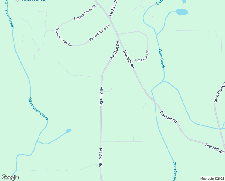 map of restaurants, bars, coffee shops, grocery stores, and more near 1850 Mount Zion Road in Oxford