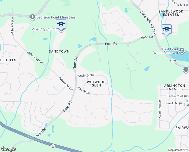 map of restaurants, bars, coffee shops, grocery stores, and more near 3725 Princeton Lakes Parkway in Atlanta