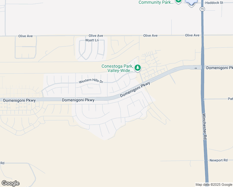 map of restaurants, bars, coffee shops, grocery stores, and more near 32323 Roman Warren Way in Winchester
