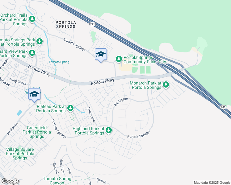 map of restaurants, bars, coffee shops, grocery stores, and more near 106 Plum Lily in Irvine