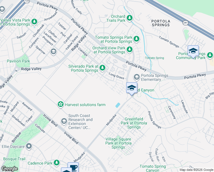 map of restaurants, bars, coffee shops, grocery stores, and more near 435 Latitude in Irvine