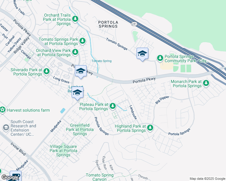 map of restaurants, bars, coffee shops, grocery stores, and more near in Irvine