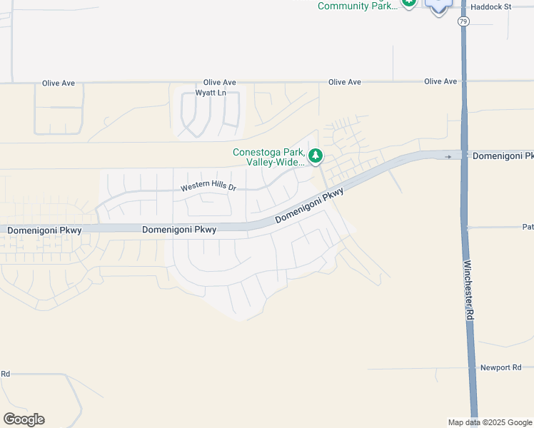map of restaurants, bars, coffee shops, grocery stores, and more near 32323 Roman Warren Way in Winchester