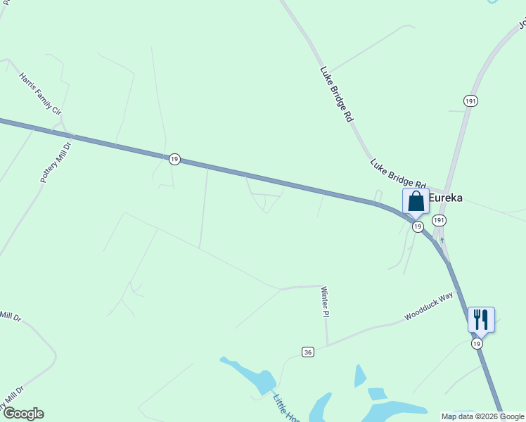 map of restaurants, bars, coffee shops, grocery stores, and more near 2953 Edgefield Highway in Trenton