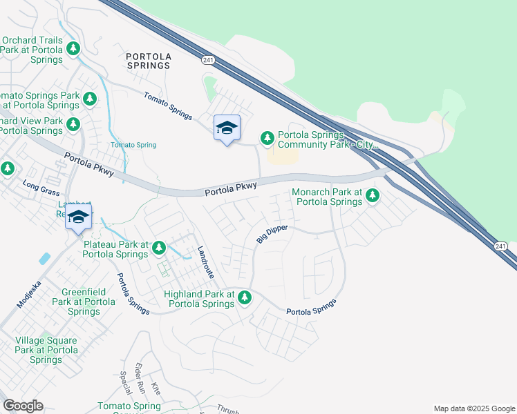 map of restaurants, bars, coffee shops, grocery stores, and more near 112 Tall Reed in Irvine