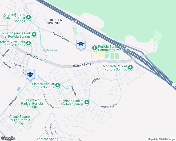 map of restaurants, bars, coffee shops, grocery stores, and more near 121 Tall Reed in Irvine