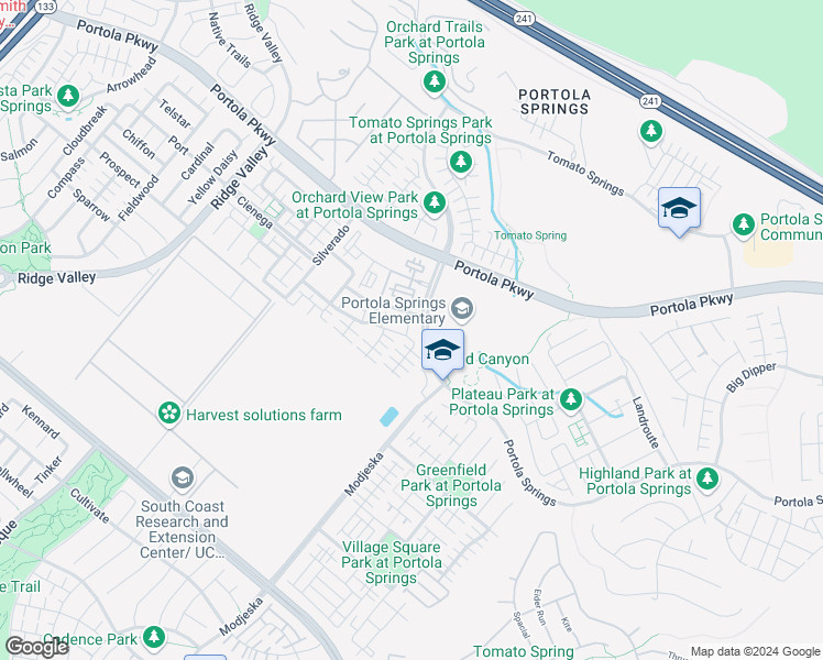map of restaurants, bars, coffee shops, grocery stores, and more near 145 Pathway in Irvine