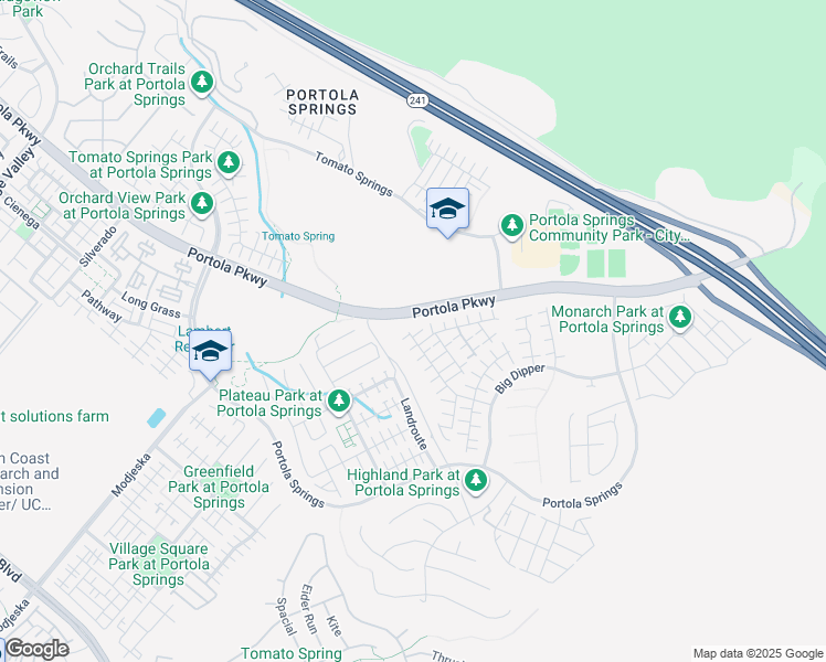 map of restaurants, bars, coffee shops, grocery stores, and more near 100 Trumpet Flower in Irvine