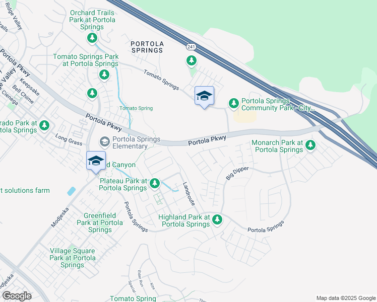map of restaurants, bars, coffee shops, grocery stores, and more near 100 Trumpet Flower in Irvine