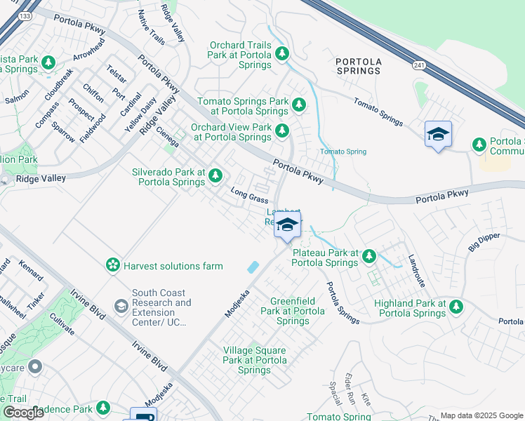 map of restaurants, bars, coffee shops, grocery stores, and more near 166 Pathway in Irvine