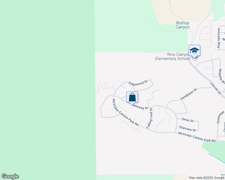 map of restaurants, bars, coffee shops, grocery stores, and more near 29235 Spectra Drive in Lake Elsinore