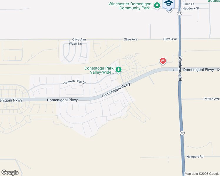 map of restaurants, bars, coffee shops, grocery stores, and more near 32431 Roman Warren Way in Winchester