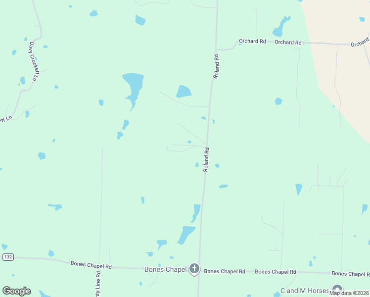 map of restaurants, bars, coffee shops, grocery stores, and more near 2681 Roland Road in Whitesboro