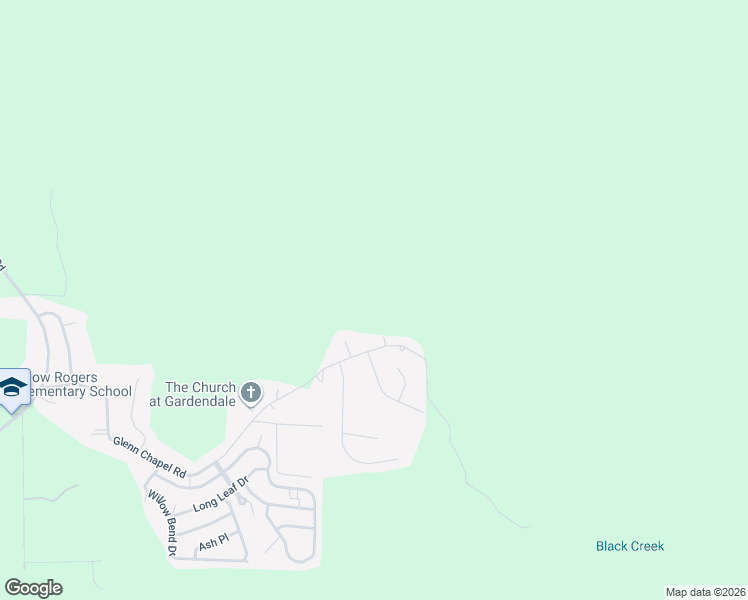 map of restaurants, bars, coffee shops, grocery stores, and more near 924 Glenn Chapel Road in Gardendale