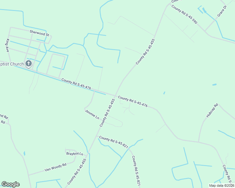 map of restaurants, bars, coffee shops, grocery stores, and more near 608 County Road S-45-455 in Kingstree