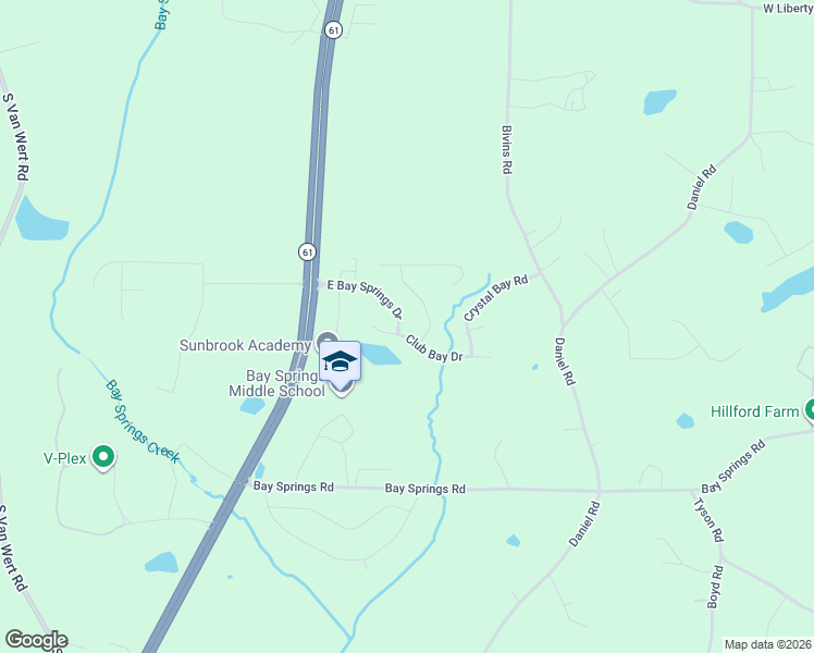 map of restaurants, bars, coffee shops, grocery stores, and more near 1032 East Bay Springs Drive in Villa Rica
