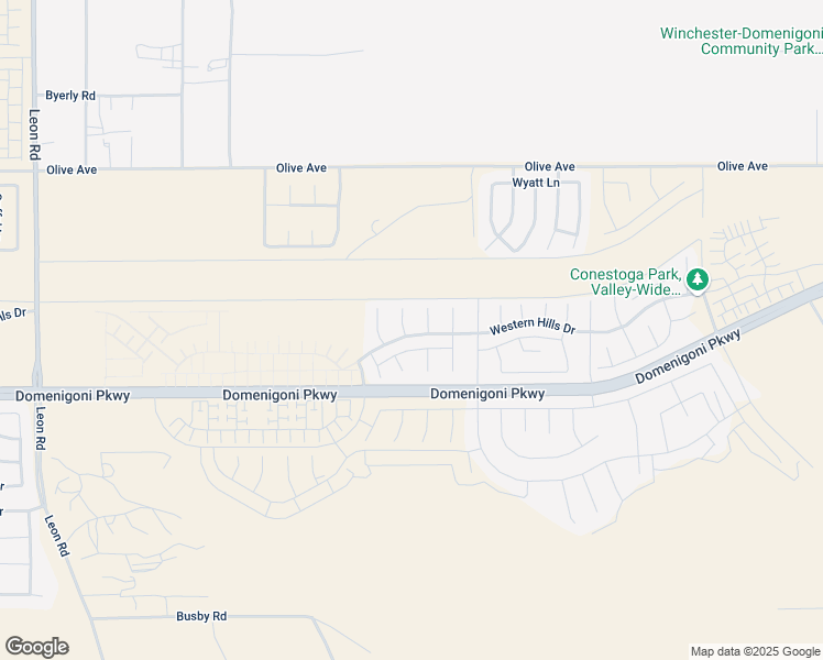 map of restaurants, bars, coffee shops, grocery stores, and more near 29346 Bronco Court in Winchester