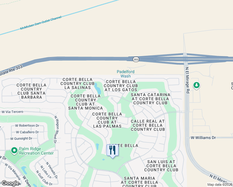 map of restaurants, bars, coffee shops, grocery stores, and more near 13149 West Figueroa Drive in Sun City