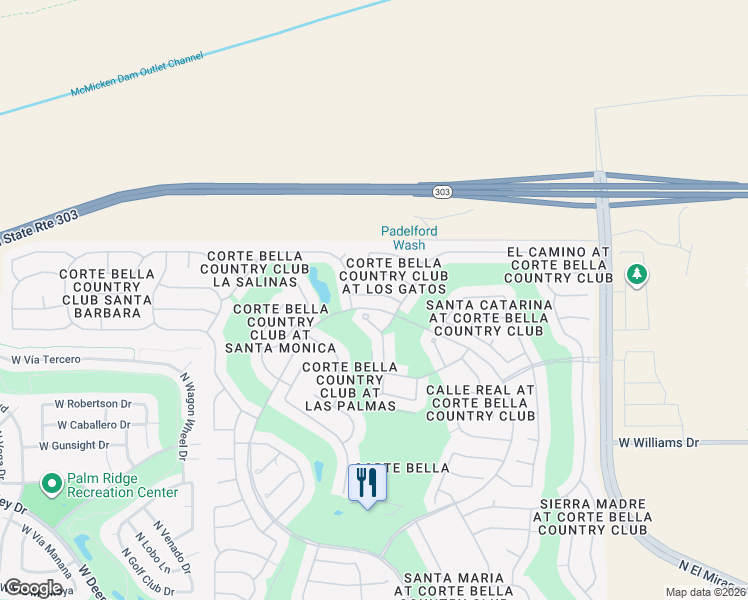 map of restaurants, bars, coffee shops, grocery stores, and more near 13149 West Figueroa Drive in Sun City