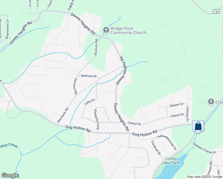 map of restaurants, bars, coffee shops, grocery stores, and more near 5650 Oak Hollow Road in Pinson
