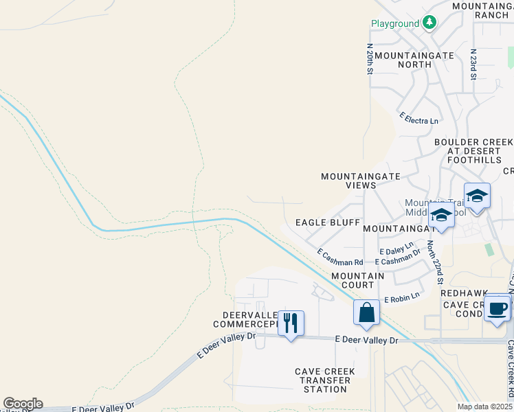 map of restaurants, bars, coffee shops, grocery stores, and more near 1635 East Cielo Grande Avenue in Phoenix