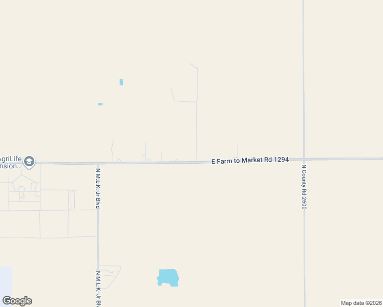 map of restaurants, bars, coffee shops, grocery stores, and more near 1701-2499 East Farm to Market Road 1294 in Lubbock
