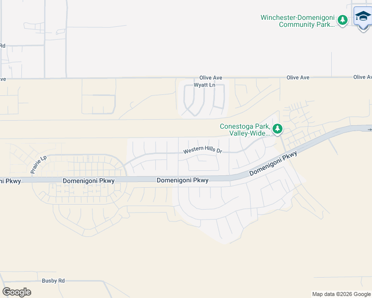 map of restaurants, bars, coffee shops, grocery stores, and more near 29377 Desperado Court in Winchester