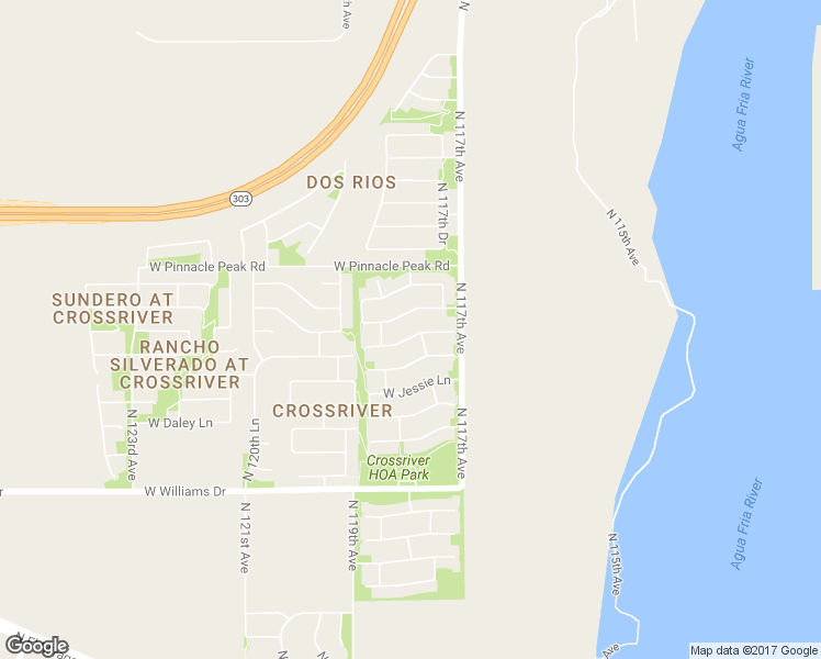 map of restaurants, bars, coffee shops, grocery stores, and more near 11746 West Planada Lane in Sun City
