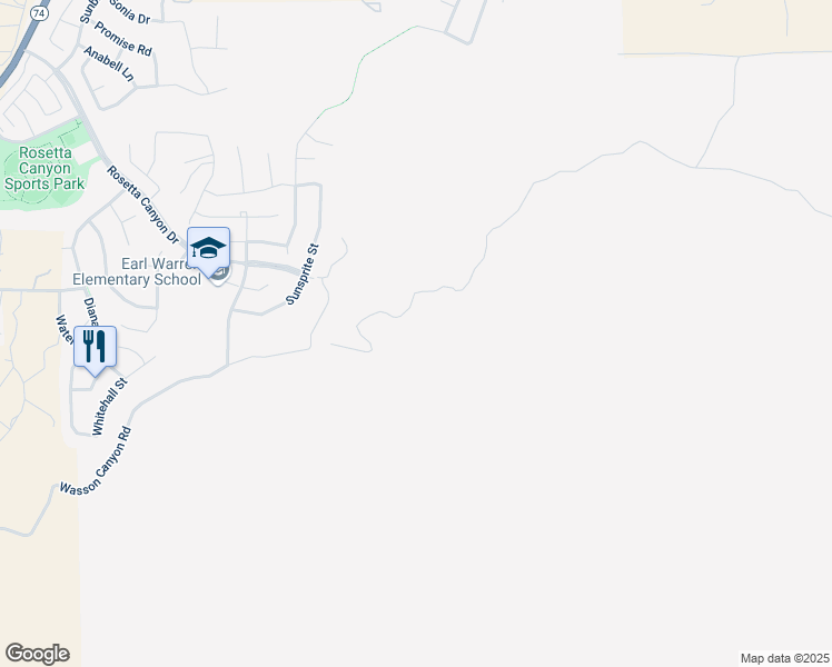 map of restaurants, bars, coffee shops, grocery stores, and more near Marcelli Road in Lake Elsinore