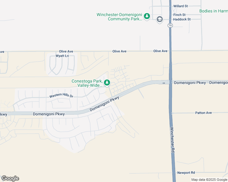 map of restaurants, bars, coffee shops, grocery stores, and more near 32837 Manhattan Avenue in Menifee