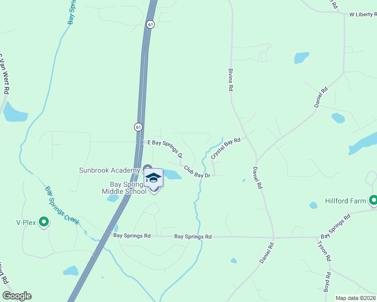 map of restaurants, bars, coffee shops, grocery stores, and more near 1032 East Bay Springs Drive in Villa Rica