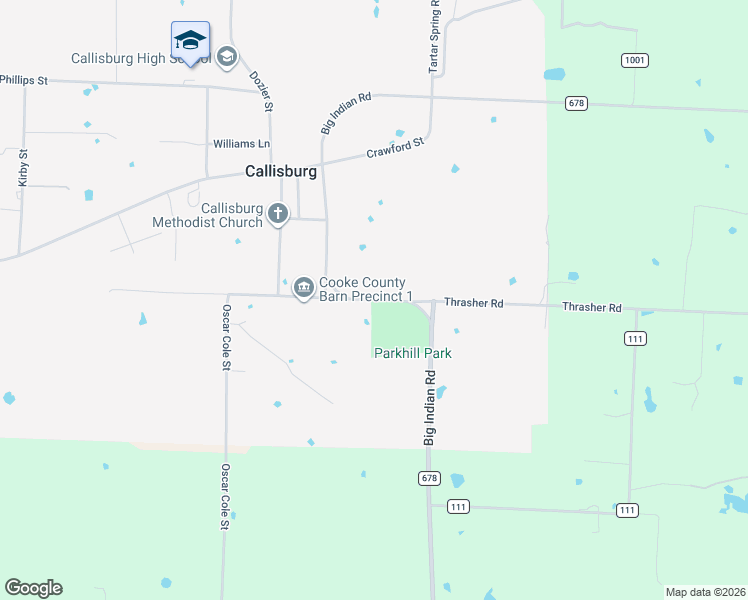 map of restaurants, bars, coffee shops, grocery stores, and more near 12839 Big Indian Road in Whitesboro