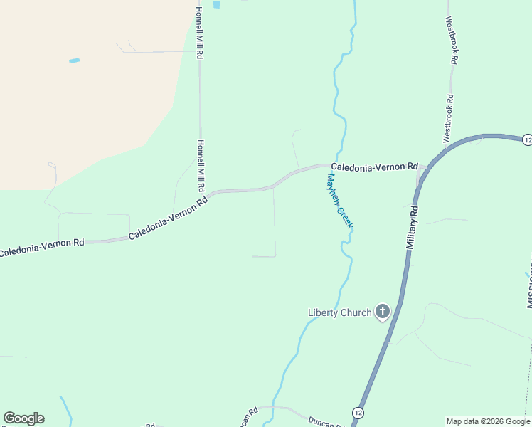 map of restaurants, bars, coffee shops, grocery stores, and more near 599 Caledonia-Vernon Road in Caledonia