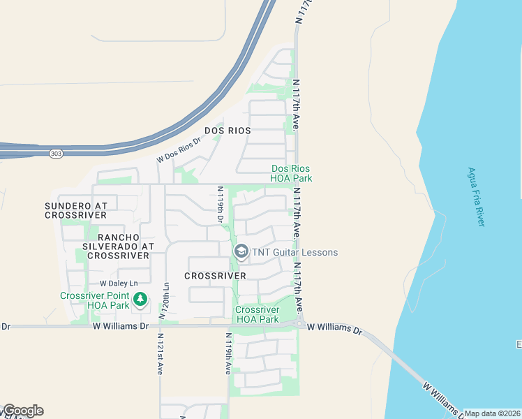 map of restaurants, bars, coffee shops, grocery stores, and more near 11814 West Villa Hermosa Lane in Sun City