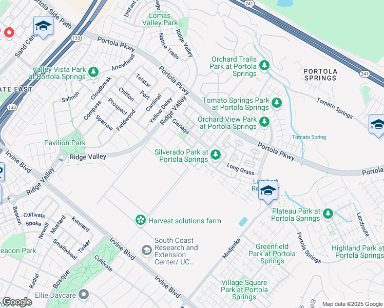 map of restaurants, bars, coffee shops, grocery stores, and more near 48 Cienega in Irvine