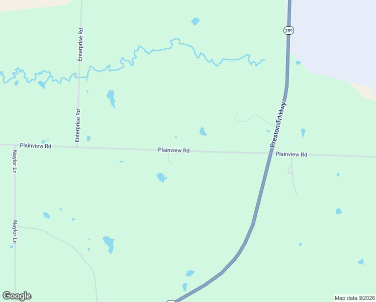 map of restaurants, bars, coffee shops, grocery stores, and more near Plainview Road in Sherman
