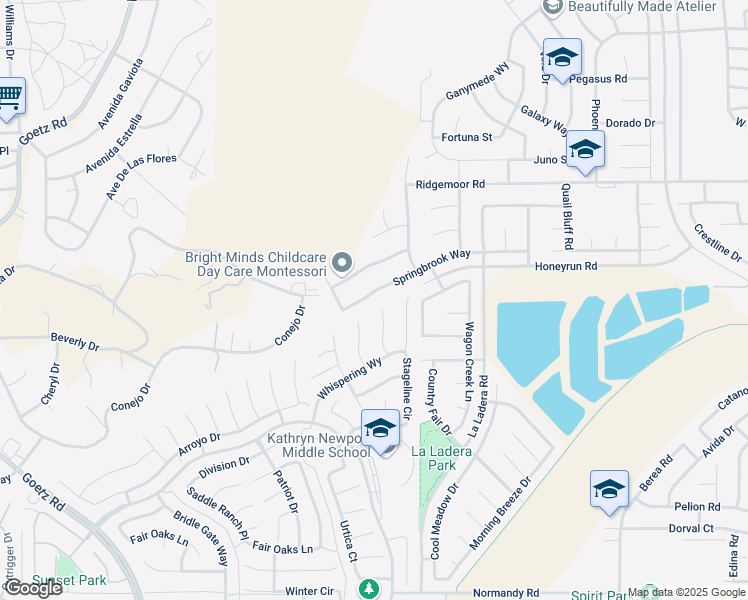 map of restaurants, bars, coffee shops, grocery stores, and more near 24853 Springbrook Way in Menifee