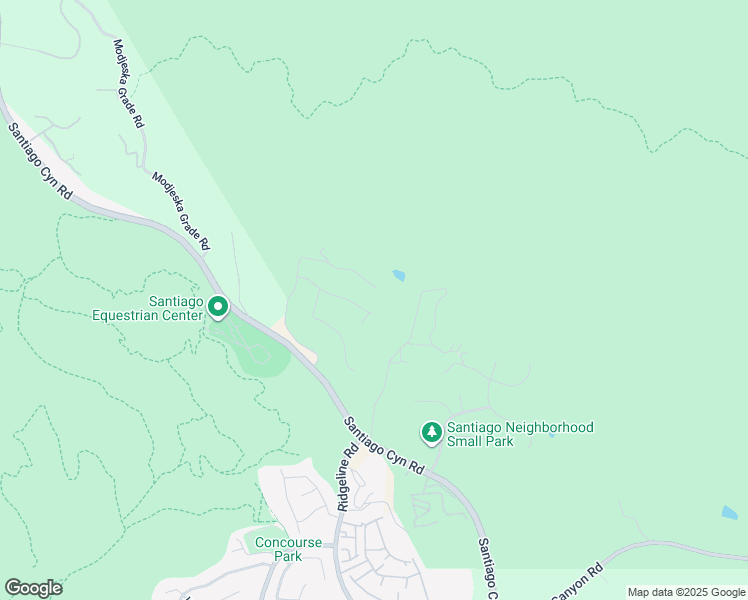 map of restaurants, bars, coffee shops, grocery stores, and more near 28912 Auburn Hills in Silverado