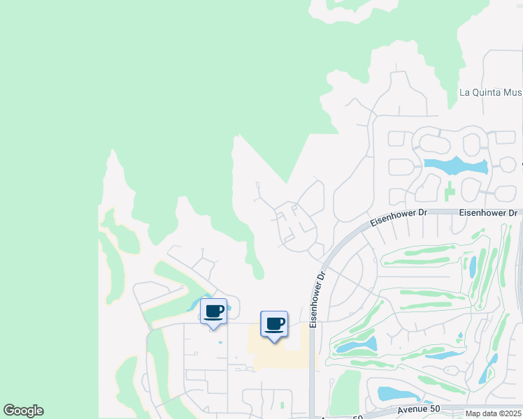 map of restaurants, bars, coffee shops, grocery stores, and more near 48563 Legacy Drive in La Quinta
