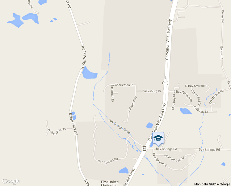 map of restaurants, bars, coffee shops, grocery stores, and more near 707 Williamsburg Ct in Villa Rica