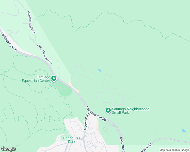 map of restaurants, bars, coffee shops, grocery stores, and more near 28922 Auburn Hills in Silverado