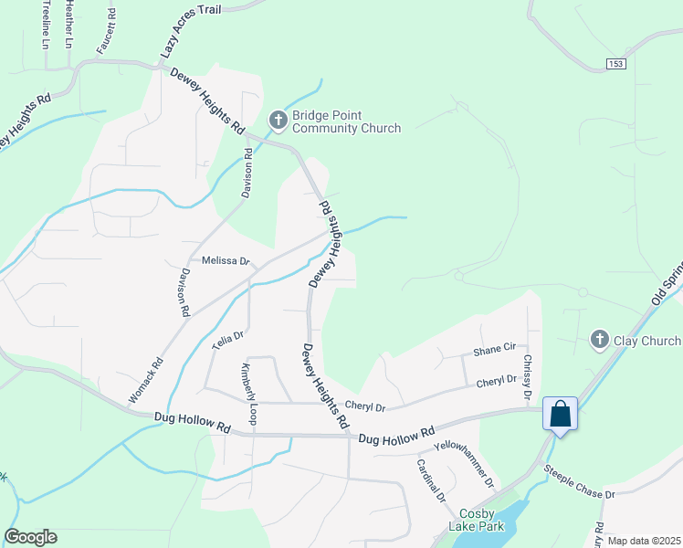 map of restaurants, bars, coffee shops, grocery stores, and more near 5732 Oakhill Drive in Pinson